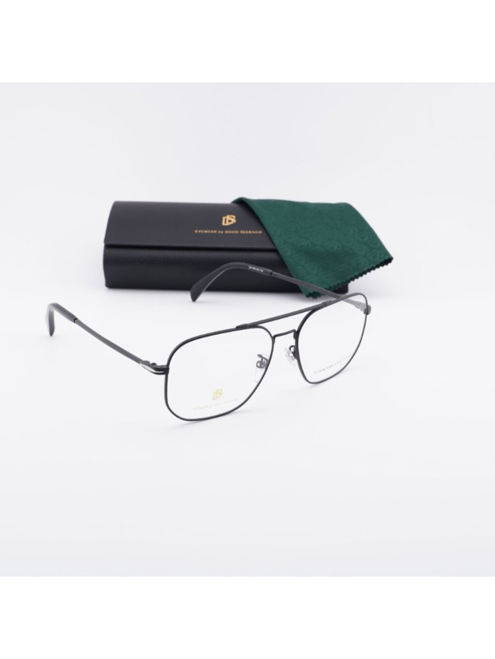 David Beckham DB 1096 0003 00 Aviator Eyeglasses 57mm - Black - Picture 9 of 9